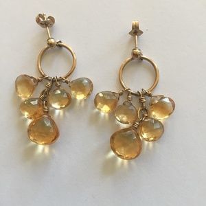 Erin Gallagher Citrine earrings